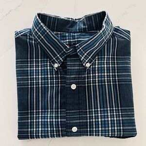 Chaps Ralph Lauren Short Sleeves Plaid Shirt Size Large